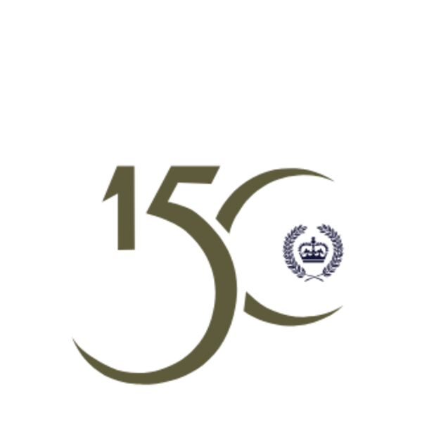 150 years logo Round White Thumbnail